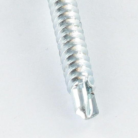 1 x Tornillo autoperforante cabeza cilíndrica abombada phillips 3.5X22 SQ1/ phillips 2 Acero cincado blanco
