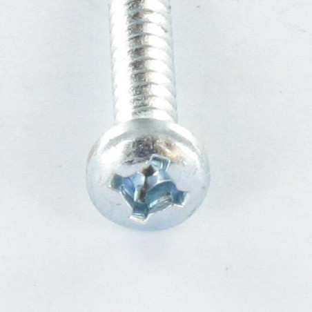 1 x Tornillo autoperforante cabeza cilíndrica abombada phillips 3.5X22 SQ1/ phillips 2 Acero cincado blanco
