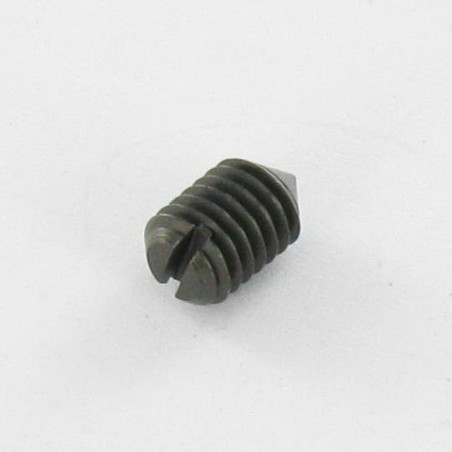 1 x Tornillo metales sin cabeza ranura M4X6 BPO 553 Acero bruto
