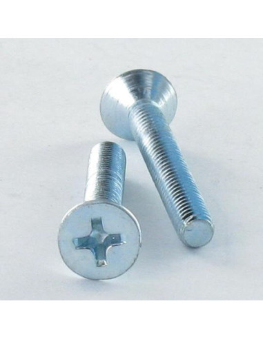1 x Tornillo metales cabeza fresada/testa...