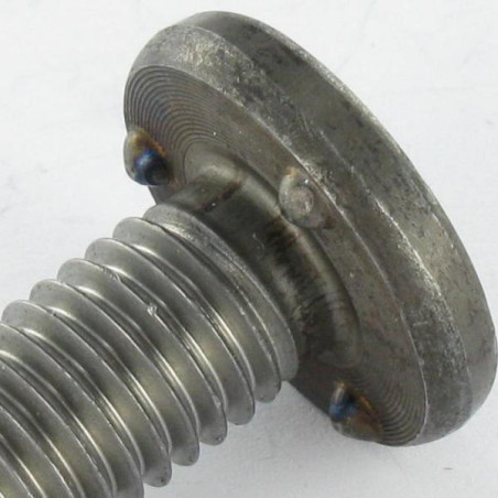 1 x Tornillo para soldar M6X25 3 NICOTRAS Acero cincado blanco
