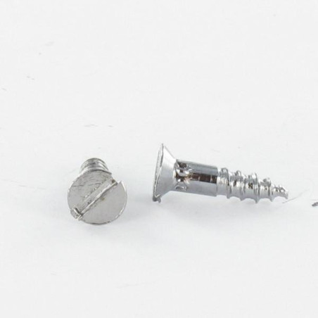 Tornillo madera cabeza fresada/testa svasat ranura Acero cromado DIN 97