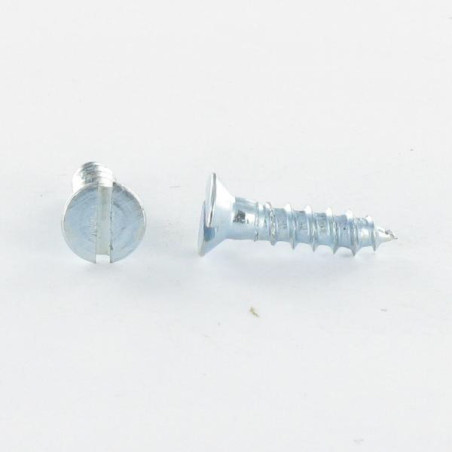 Tornillo madera cabeza fresada/testa svasat ranura Acero bruto DIN 97