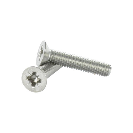 Tornillo metales cabeza fresada/testa svasat