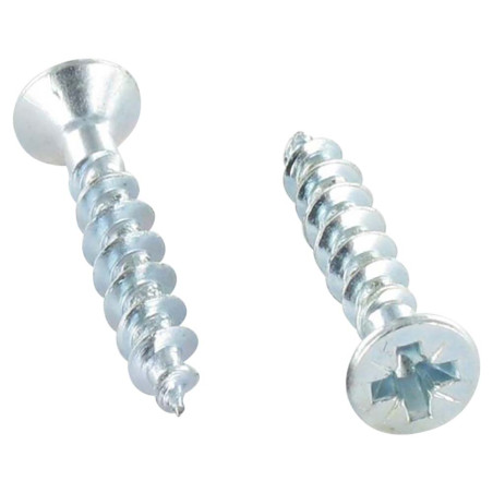 Tornillo PVC cabeza fresada/testa svasat