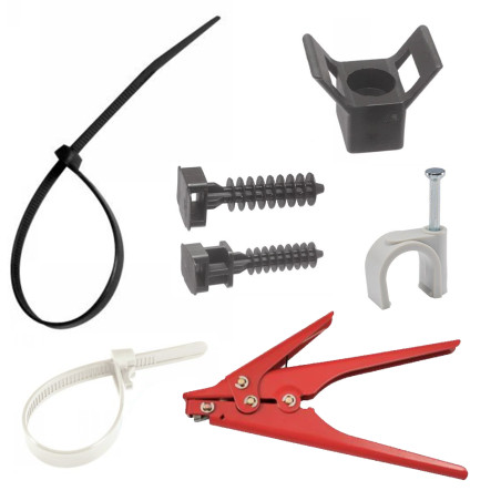 Abrazaderas de sujeción inox y Grapa de fijación